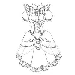 Dress (Objects) coloring page #186196 to print and color