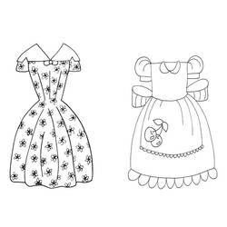 Dress (Objects) coloring page #186199 to print and color