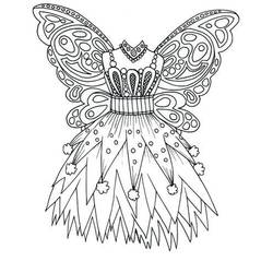 Dress (Objects) coloring page #186209 to print and color