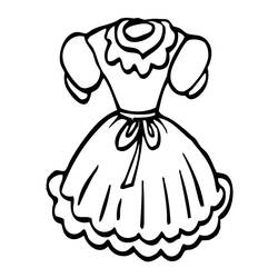 Dress (Objects) coloring page #186210 to print and color