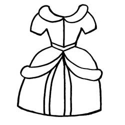 Dress (Objects) coloring page #186214 to print and color