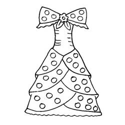Dress (Objects) coloring page #186223 to print and color