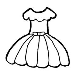 Dress (Objects) coloring page #186225 to print and color