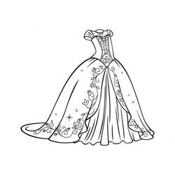 Coloring pages: Dress - Free Printable Coloring Pages