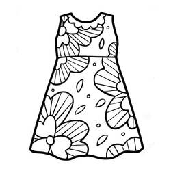 Dress (Objects) coloring page #186231 to print and color