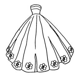 Dress (Objects) coloring page #186234 to print and color