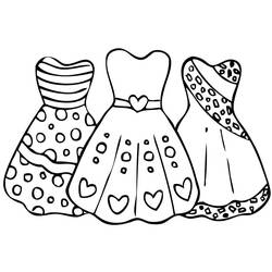 Dress (Objects) coloring page #186235 to print and color