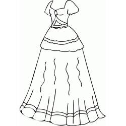 Dress (Objects) coloring page #186236 to print and color