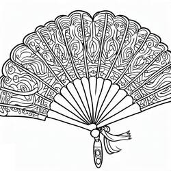 Fans (Objects) coloring page #191016 to print and color