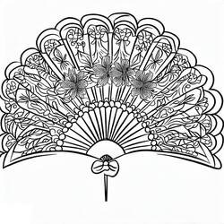 Fans (Objects) coloring page #191020 to print and color