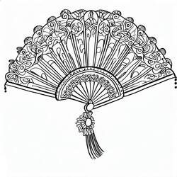 Fans (Objects) coloring page #191023 to print and color