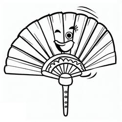 Fans (Objects) coloring page #191025 to print and color