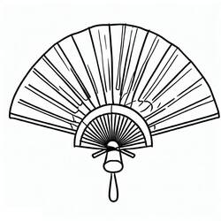 Fans (Objects) coloring page #191026 to print and color