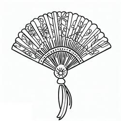 Fans (Objects) coloring page #191031 to print and color
