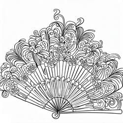 Fans (Objects) coloring page #191036 to print and color