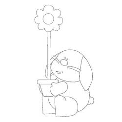 Flower Pot (Objects) coloring page #221255 to print and color