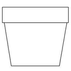 Flower Pot (Objects) coloring page #221279 to print and color