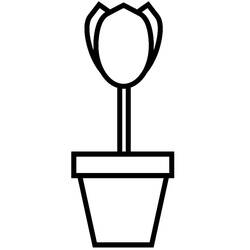 Flower Pot (Objects) coloring page #221282 to print and color