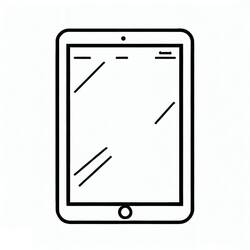 Coloring page: iPhone and iPad (Objects) #191788 - Free Printable Coloring Pages