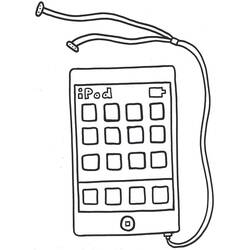 Coloring page: iPhone and iPad (Objects) #191794 - Free Printable Coloring Pages