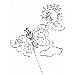Coloring page: Kite (Objects) #168322 - Free Printable Coloring Pages