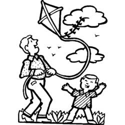 Coloring page: Kite (Objects) #168329 - Printable coloring pages
