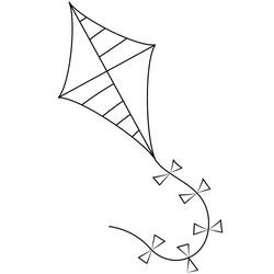 Kite (Objects) coloring page #207261 to print and color