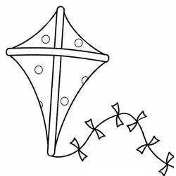 Kite (Objects) coloring page #207287 to print and color