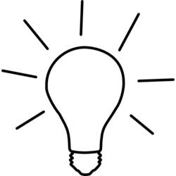 Coloring page: Light bulb (Objects) #119386 - Printable coloring pages