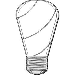 Coloring page: Light bulb (Objects) #119414 - Free Printable Coloring Pages