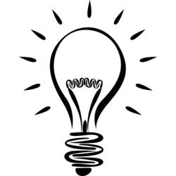 Coloring page: Light bulb (Objects) #119452 - Printable coloring pages