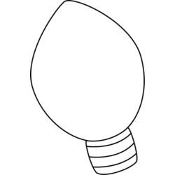 Coloring page: Light bulb (Objects) #119474 - Free Printable Coloring Pages