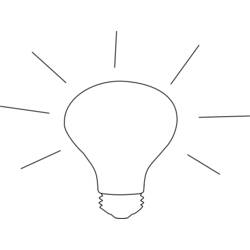 Coloring page: Light bulb (Objects) #119491 - Free Printable Coloring Pages