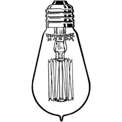 Coloring page: Light bulb (Objects) #119493 - Free Printable Coloring Pages