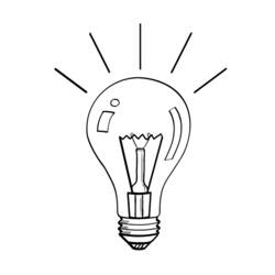 Coloring page: Light bulb (Objects) #119500 - Printable coloring pages