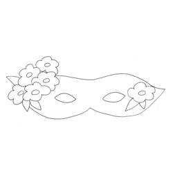 Coloring page: Mask (Objects) #120496 - Free Printable Coloring Pages