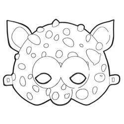 Coloring page: Mask (Objects) #120504 - Free Printable Coloring Pages