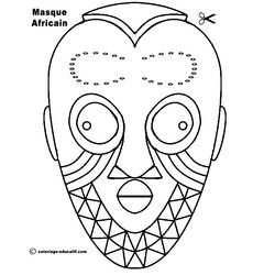 Coloring page: Mask (Objects) #120525 - Free Printable Coloring Pages
