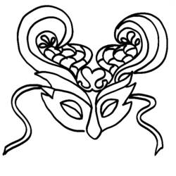 Coloring page: Mask (Objects) #120539 - Free Printable Coloring Pages