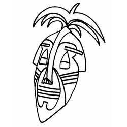 Coloring page: Mask (Objects) #120540 - Free Printable Coloring Pages