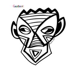 Coloring page: Mask (Objects) #120544 - Free Printable Coloring Pages