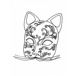 Coloring page: Mask (Objects) #120555 - Free Printable Coloring Pages