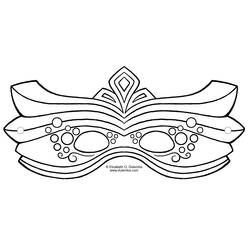 Coloring page: Mask (Objects) #120565 - Free Printable Coloring Pages