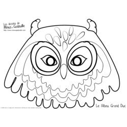 Coloring page: Mask (Objects) #120571 - Free Printable Coloring Pages