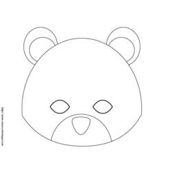 Coloring page: Mask (Objects) #120572 - Free Printable Coloring Pages