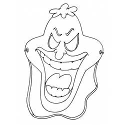 Coloring page: Mask (Objects) #120583 - Free Printable Coloring Pages