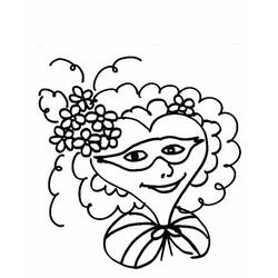 Coloring page: Mask (Objects) #120587 - Free Printable Coloring Pages