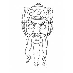 Coloring page: Mask (Objects) #120595 - Free Printable Coloring Pages