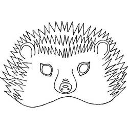 Coloring page: Mask (Objects) #120603 - Free Printable Coloring Pages