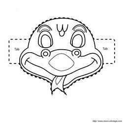 Coloring page: Mask (Objects) #120617 - Free Printable Coloring Pages